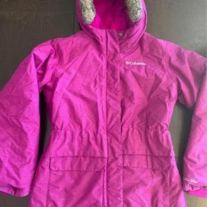 Girls Columbia winter jacket long